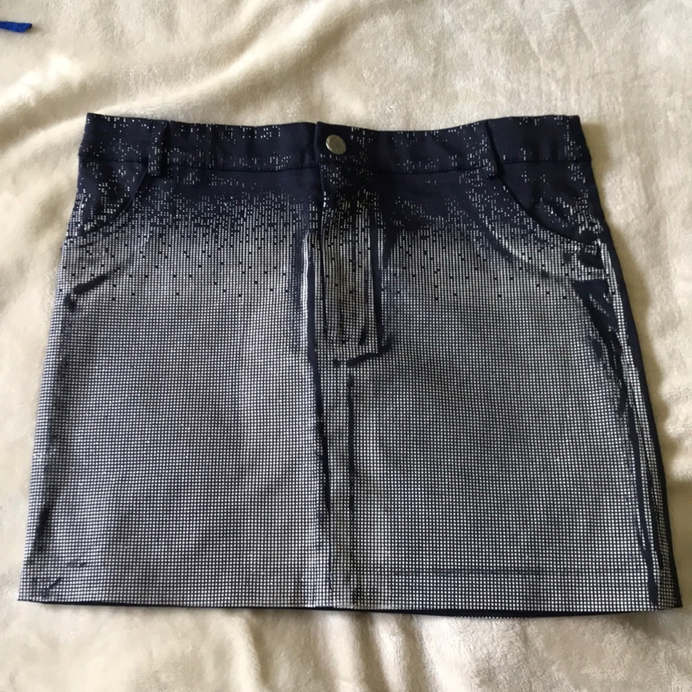 Sparkly mini skirt